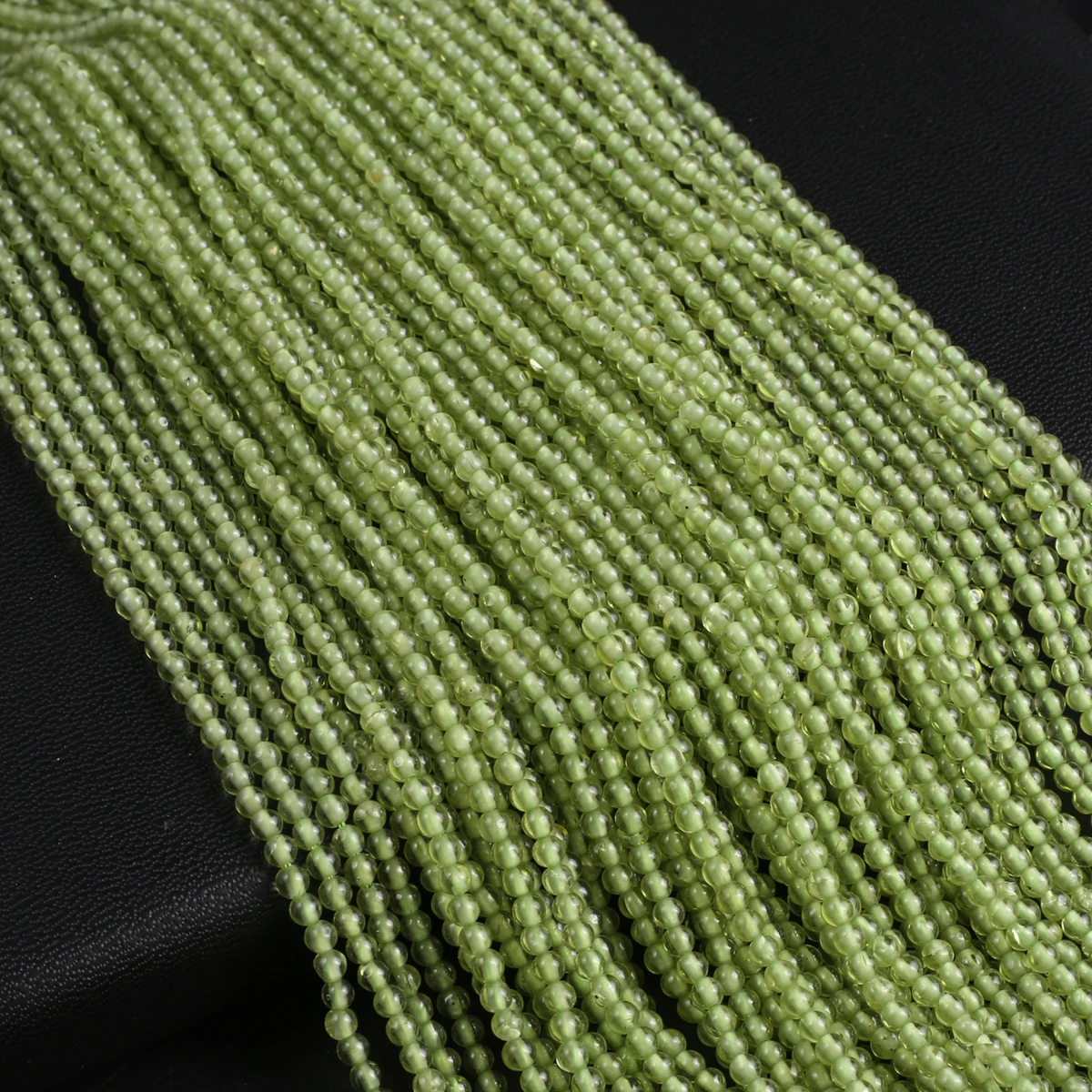 

Natural Stone Beads Round Shape Olive Green Agates Loose Spacer Beaded for Making DIY Necklace Bracelet Accessories