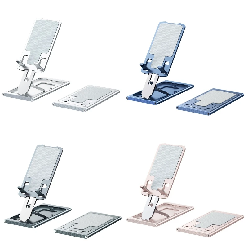 

Lazy Adjustable Foldable Aluminum Alloy Desktop Cellphone Bracket Fit for Watching Movies / Work / Reading a Cookbook 24BB