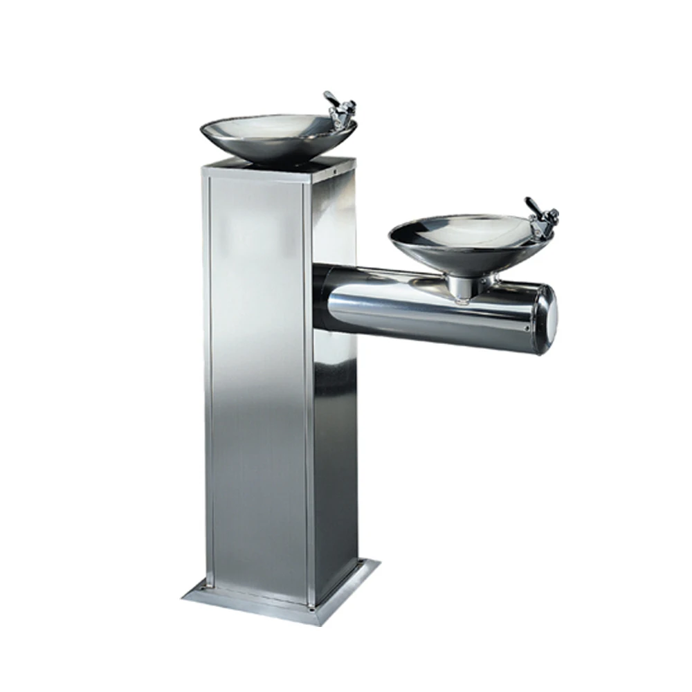 

304 stainless steel public water drinking fountain dispenser