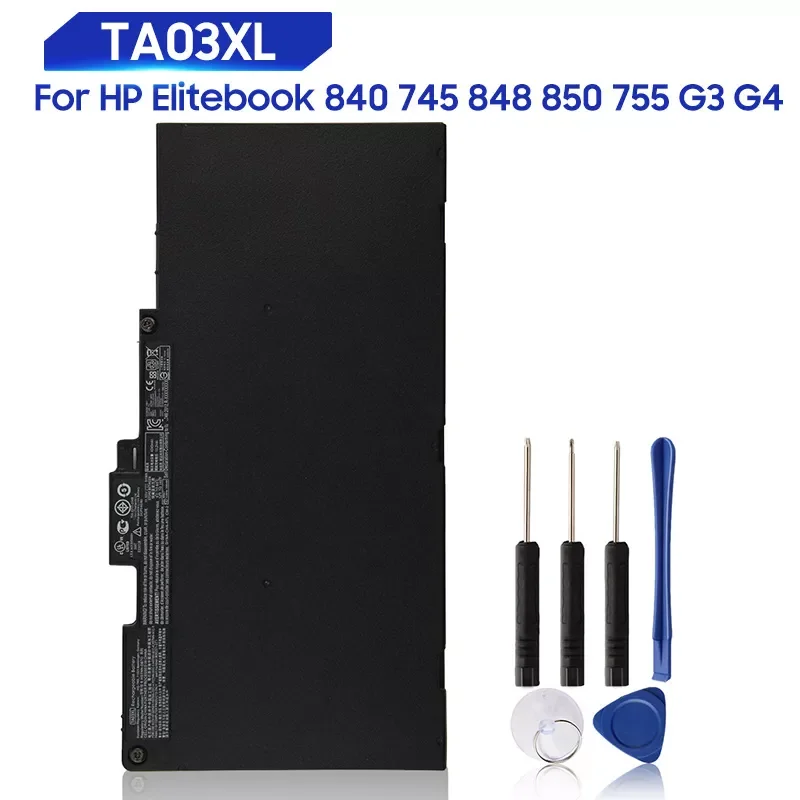 

Сменный аккумулятор для HP Elitebook 840 755 745 848 G3 G4 ZBook 15u G3 G4 MT43 MT42 TA03XL, 850 мАч