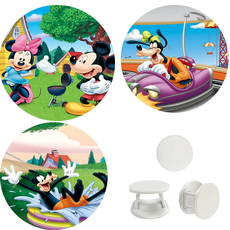 

Disney Mickey Minnie Grip Tok Laptop Stand Cellphone Bracket Mobile Phone Accessories Telephone Portable Car Holder Cell Support