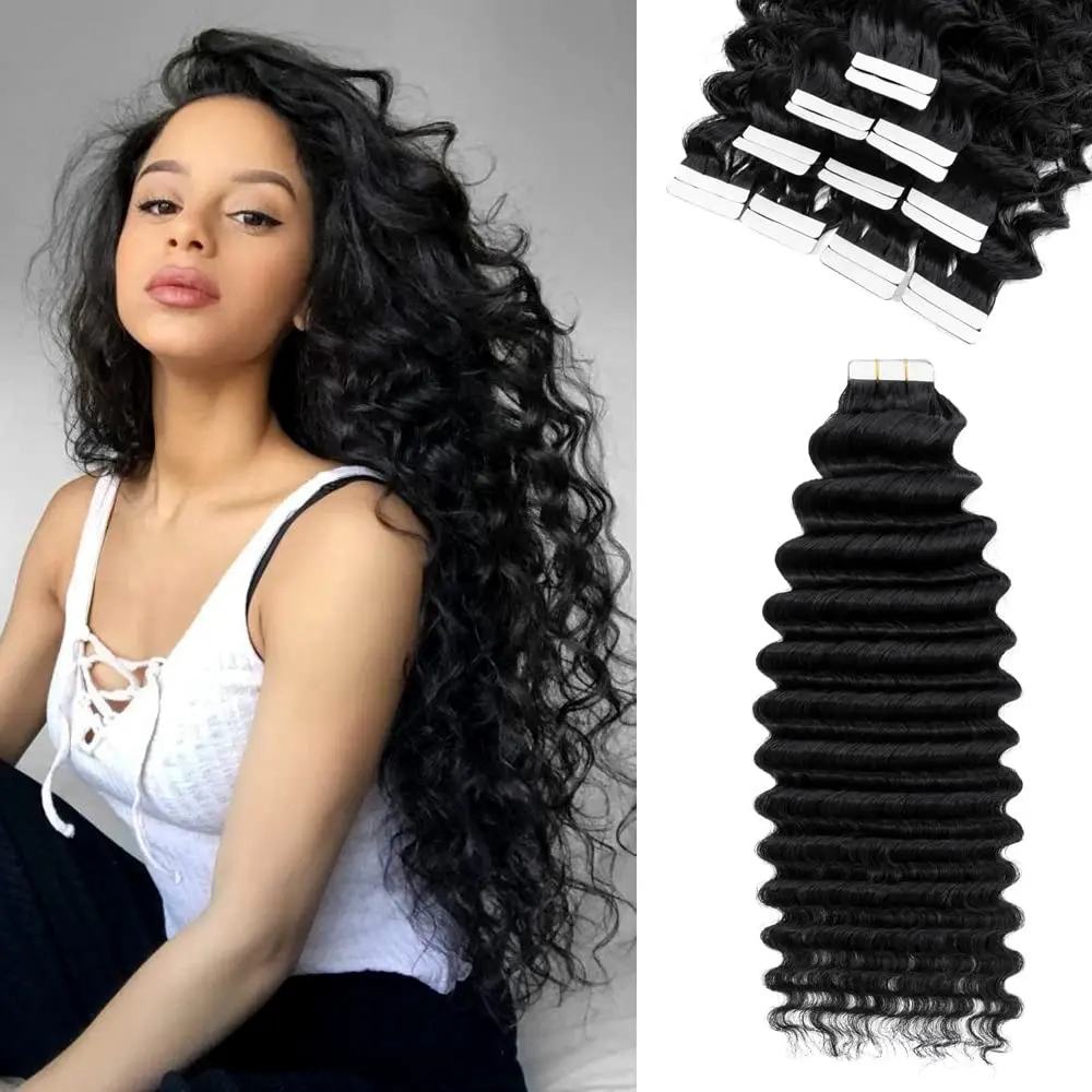 Наращивание волос Angelove Deep Wave Lenta со 100% натуральными волосами Remy для женщин