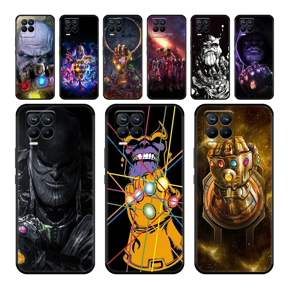 

For Realme 9 5G GT Master C21 8i 7 Pro X50 Pro C21y GT Neo 2 8 5 V13 6 C15 C3 C11 Thin Celular Coque Marvel Thanos Infinity