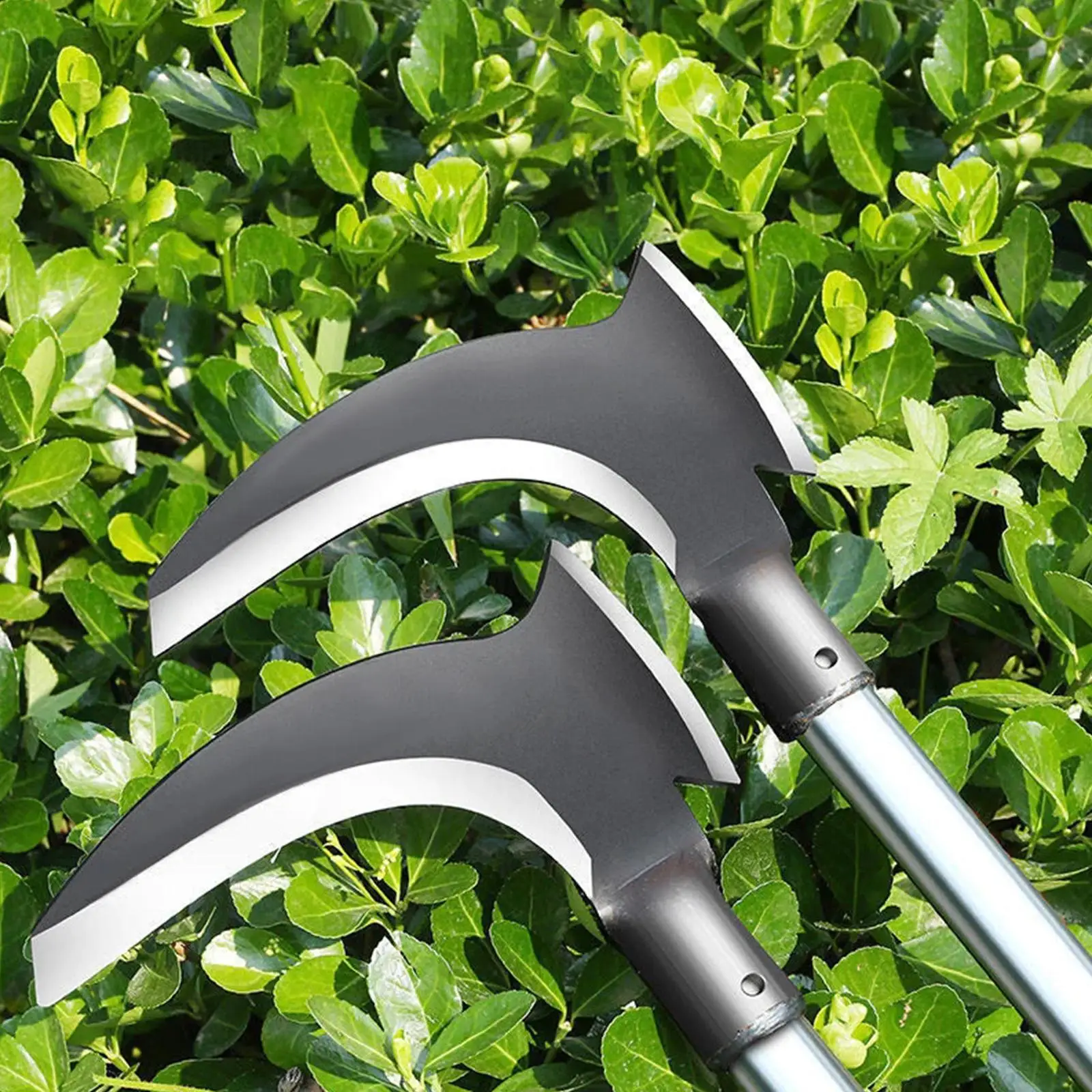 

High Manganese Steel Double Sickle Chopping Scythe Axe Wood Chopping Trees Cutting Grass Machete Weeding Agricultural Tools