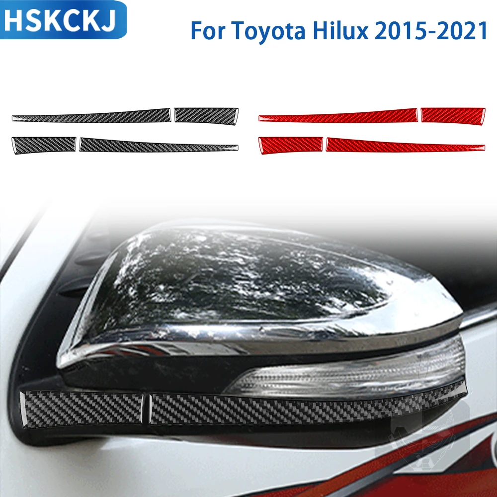 Для Toyota Hilux 2015 2016 2017 2018 2019 2020 2021 аксессуары углеродное волокно интерьер автомобиля