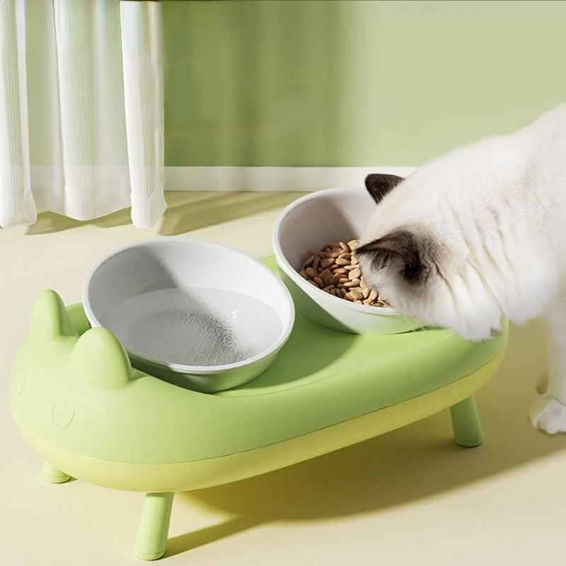 

Керамическая миска для кошек и щенков, подставка для защиты питомцев, для приподнятия пищи