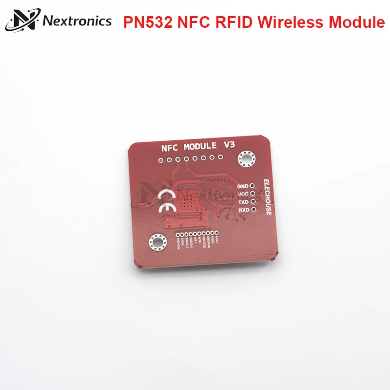 Фото Комплект модуля беспроводного считывателя/записывателя NFC RFID PN532 V3 13,56 МГц I2C SPI HSU с антенной PCB и картой S50 для Arduino №4