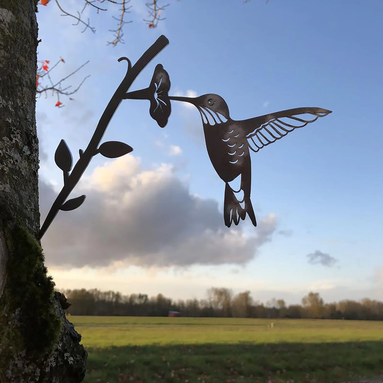 

Hummingbird Metal Bird Art Decoration For Your Yard Or Tree Metal Art And Yard Garden Easter decoration jardineria decoracion