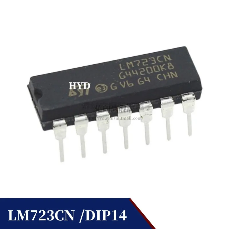 

10 PCS LM723CN DIP - 14 LM723 high-precision voltage regulator chip