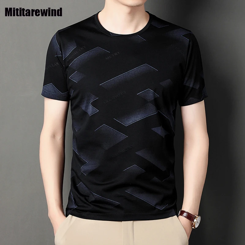 

Summer New Men T Shirt Streetwear Casual Print Designer T Shirt Men Round Neck Short Sleeve Tops Tees 2023 Fashion Ropa Hombre
