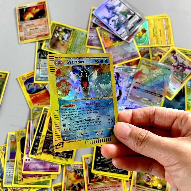 Фото Новый Pokemon 54 шт. карты MEGA/коробка английские блестящие энергетические боевые игрушки коллекционная карточная игра для детей подарок для мальчиков №5