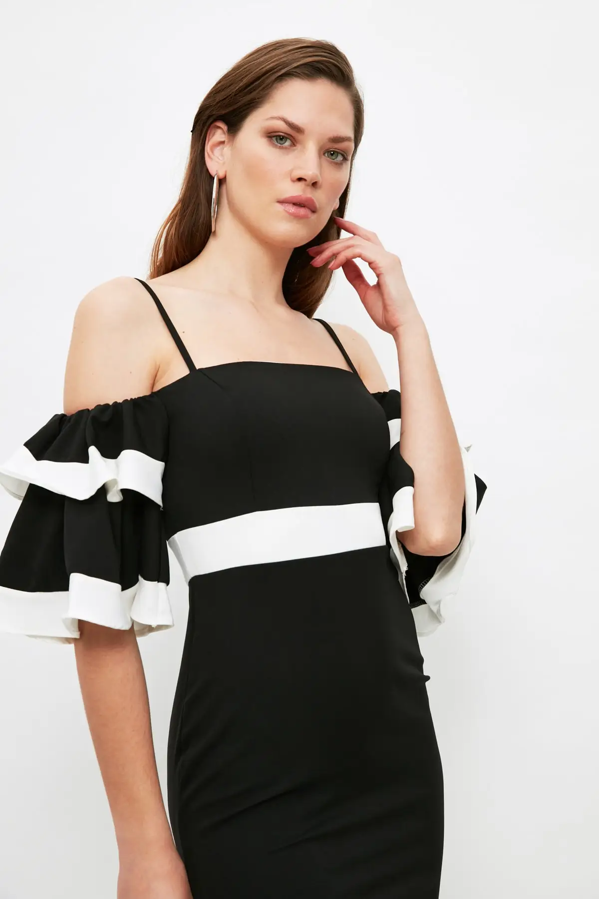 Платье с цветным блоком TPRSS20EL0761|Женские платья| |