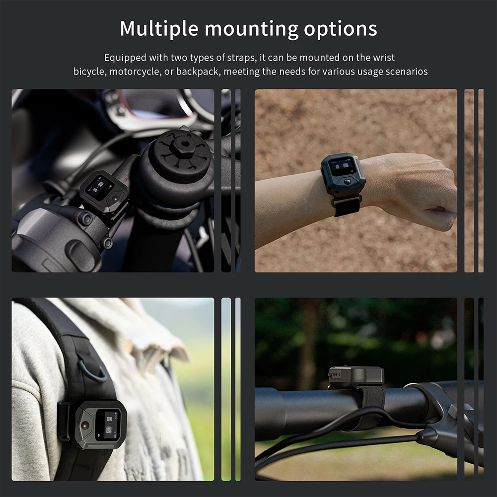 Фото Пульт дистанционного управления для DJI Action 5pro может управлять 16 устройств в одном времени, камера 25 м, беспроводной пульт дистанционного управления для наручных часов, детали №3