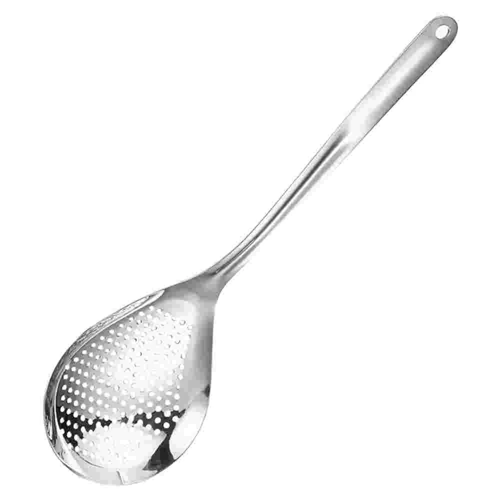 

Skimmer Spoon Ladle Strainer Slotted Colander Cooking Stainless Steel Kitchen Frying Pot Fat Hot Utensil Metal Scoop Fried Soup