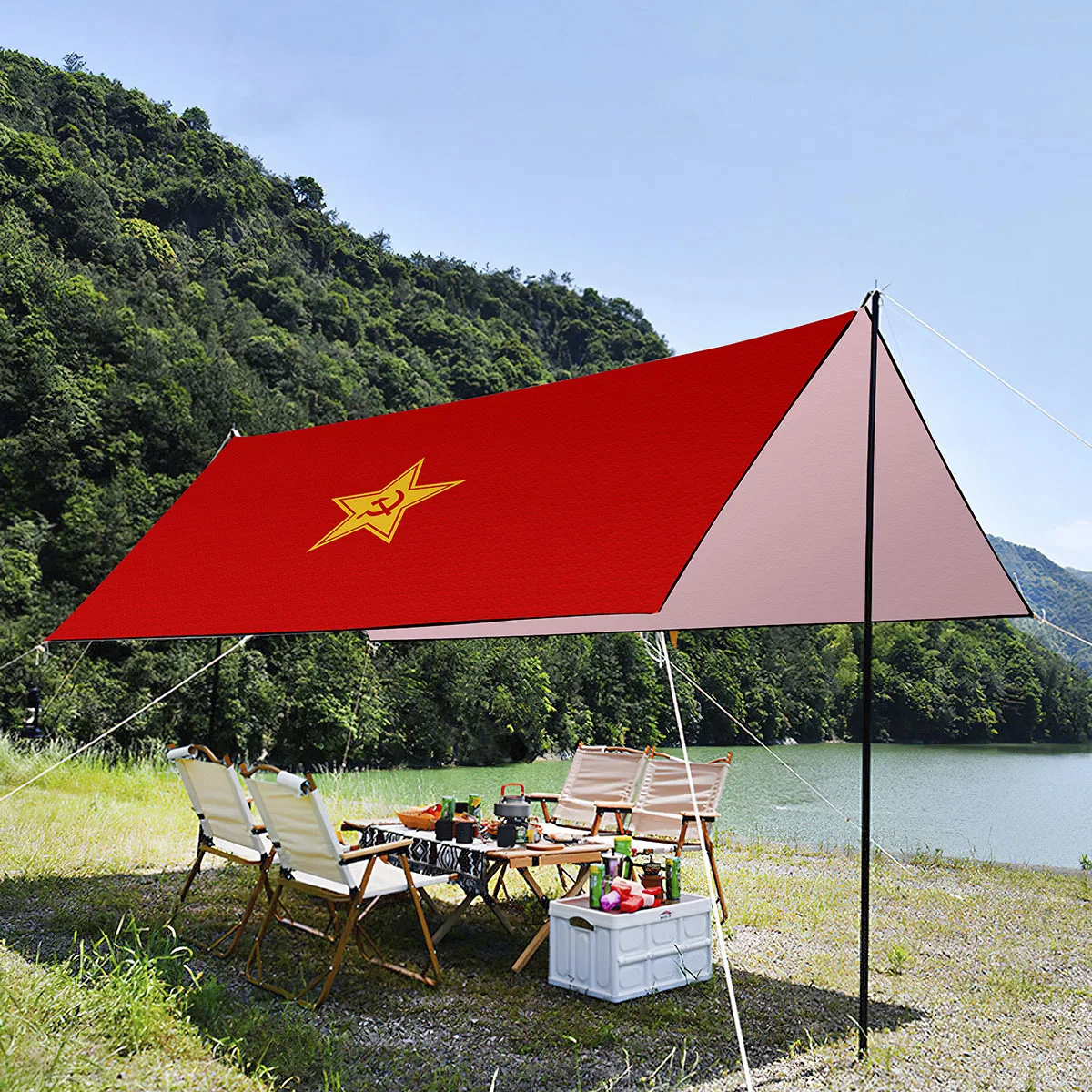 Козырек от солнца CCCP для семейного сада водонепроницаемая УФ-стойкая легкая