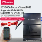 JK 16s smart bms 200a Поддержка bluetooth активное выравнивание 2 а Балансирующий ток 48 В LFP4 LIPO для литиевой батареи 3,2 в 3,7 в pcm
