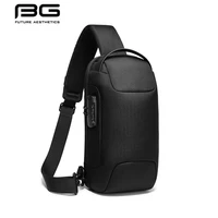 bange shoulder bag for men waterproof usb male crossbody bag anti theft short travel messenger chest sling designer chest bag