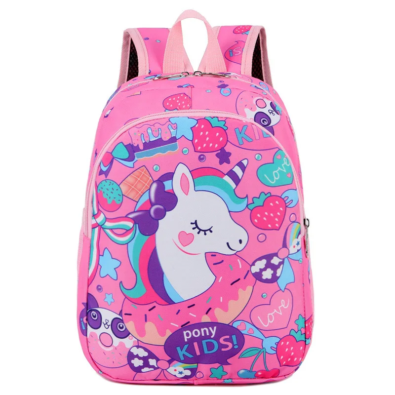 2023 New Fashion Lovely Cartoon Unicorn Dinosaur Children's Schoolbag for Kindergarten Boys and Girls Waterproof Backpacks