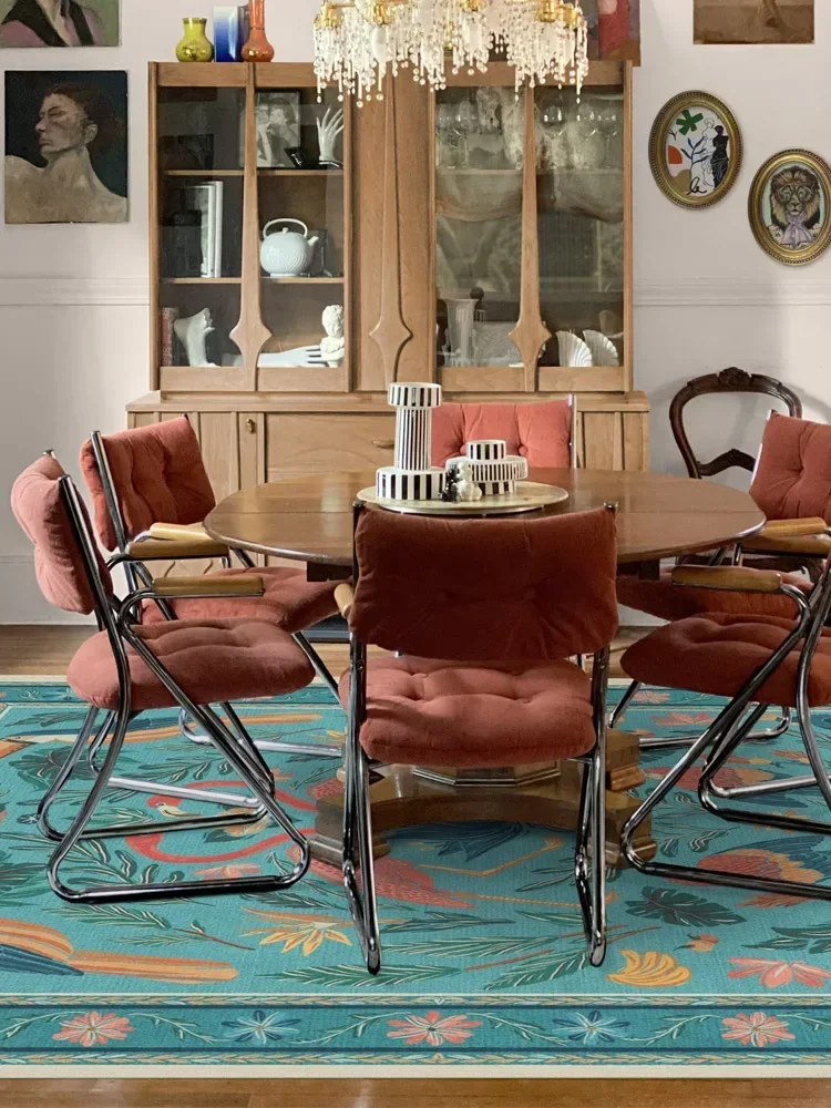 Большой ковер для гостиной прикроватный напольный коврик в богемном стиле ковры