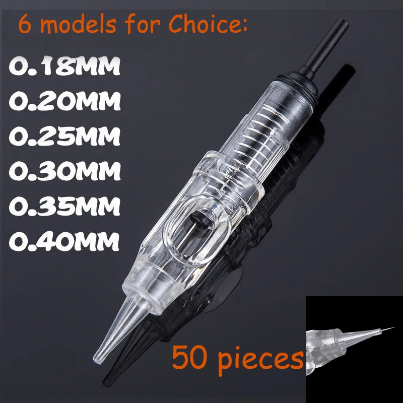 

50pcs Permanent Makeup Pencil 600D-G Eyebrow Lip For Tattoo Permanent Makeup Pencil Machine 0.18/0.2/0.25/0.3/0.35/0.4MM 1RL