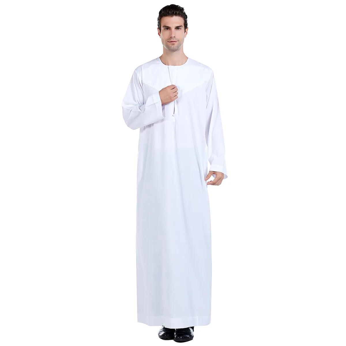 Muslim Fashion Mens Robe Abaya Thobe for Men Bonnet Homme Musulman Ropa Islamica Hombre Muslim Sets Pakistan Muslim Men Clothing