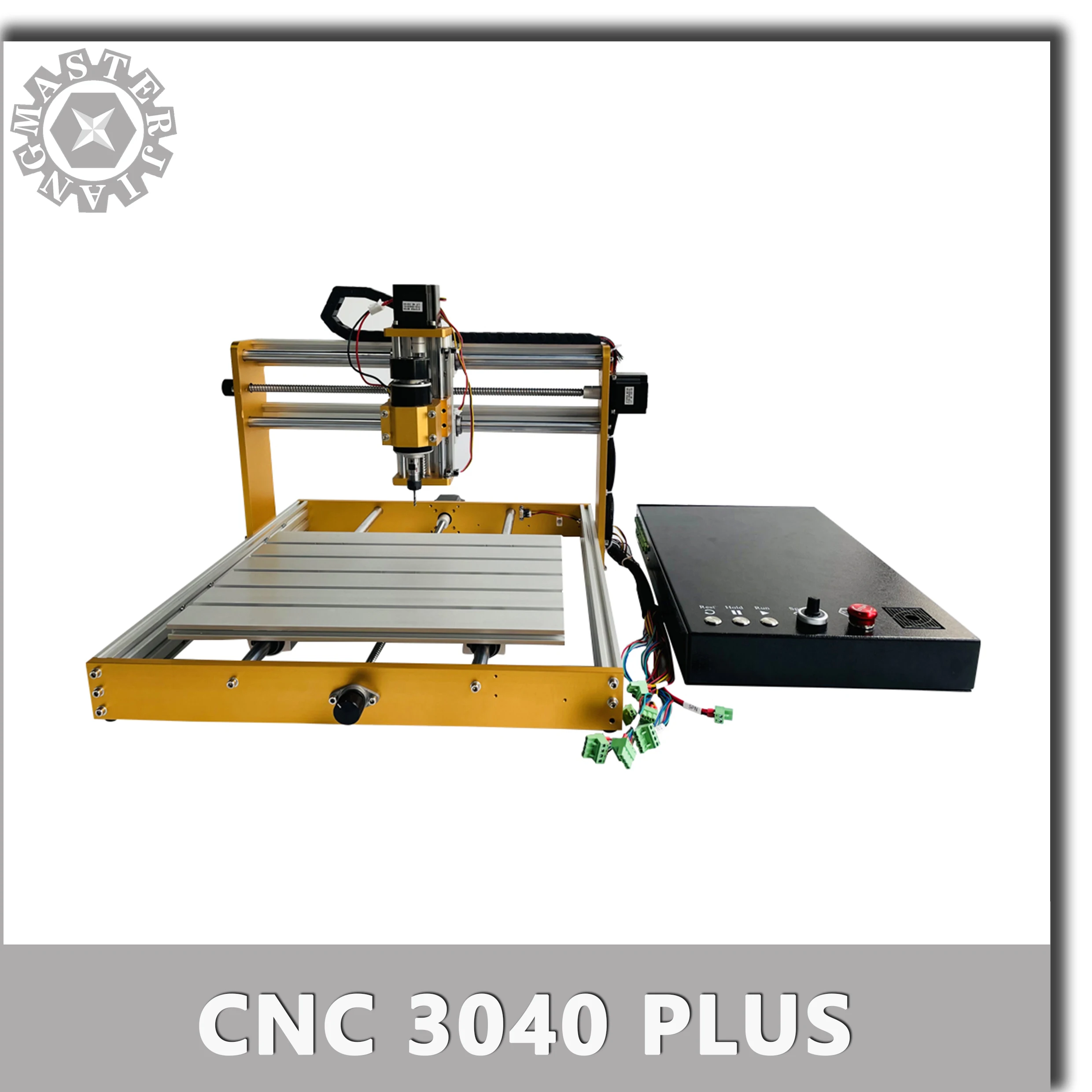 CNC 3040 Plus гравер с металлической рамой лазерный/шпиндель 2 в 1 новым