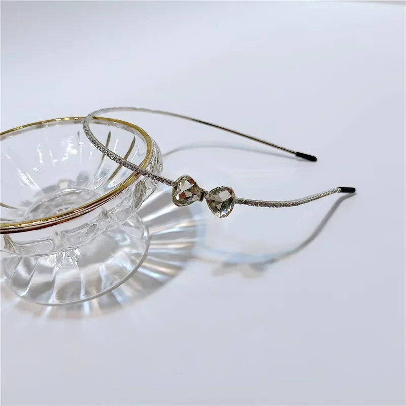 Oaoleer новинка искусственная Женская повязка на голову с бантом и кристаллами для