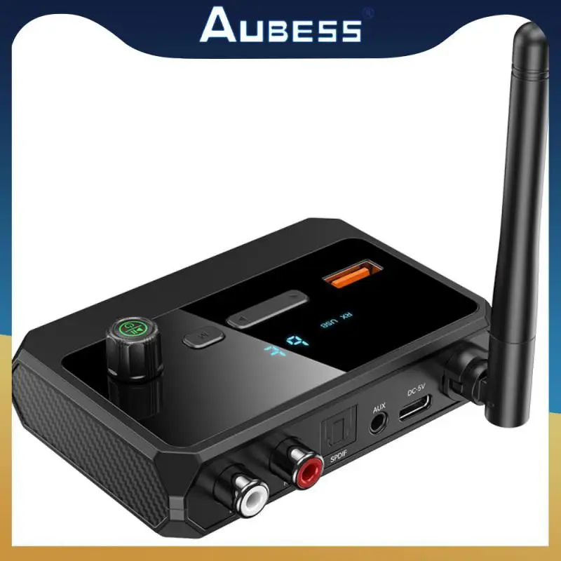 

5.3 Dual Channel -compatible Adapter Anti-interference Audio Receiver Energy Saving Black 2.4ghz