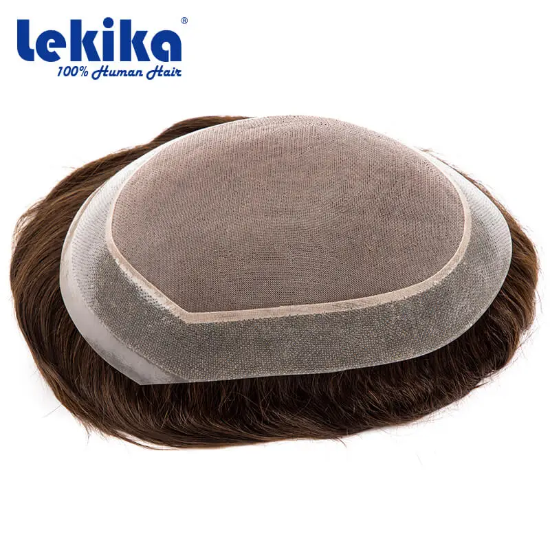 Мужской парик Lekika моно 100% натуральные волосы