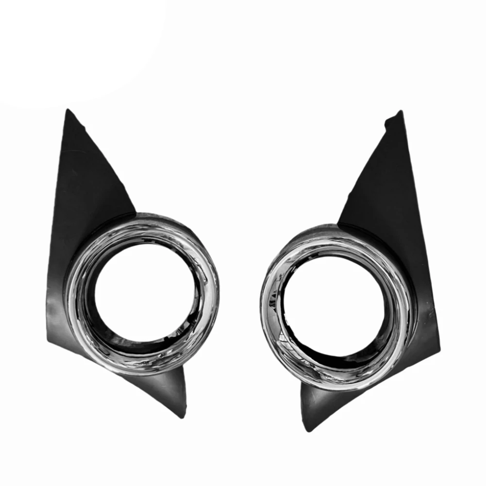 1 пара переднего бампера автомобиля противотуманная фара хромированная рамка 452HW