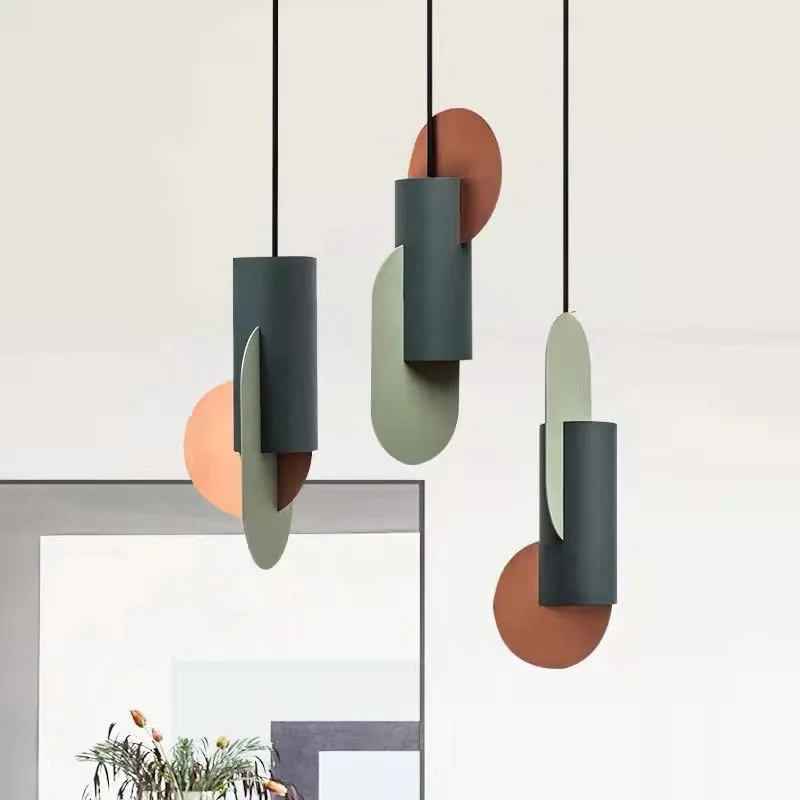 

Nordic Creative Personality Bar Table LED Lamp Restaurant Small Chandelier Modern Minimalist Designer Bedroom Ceiling Lights