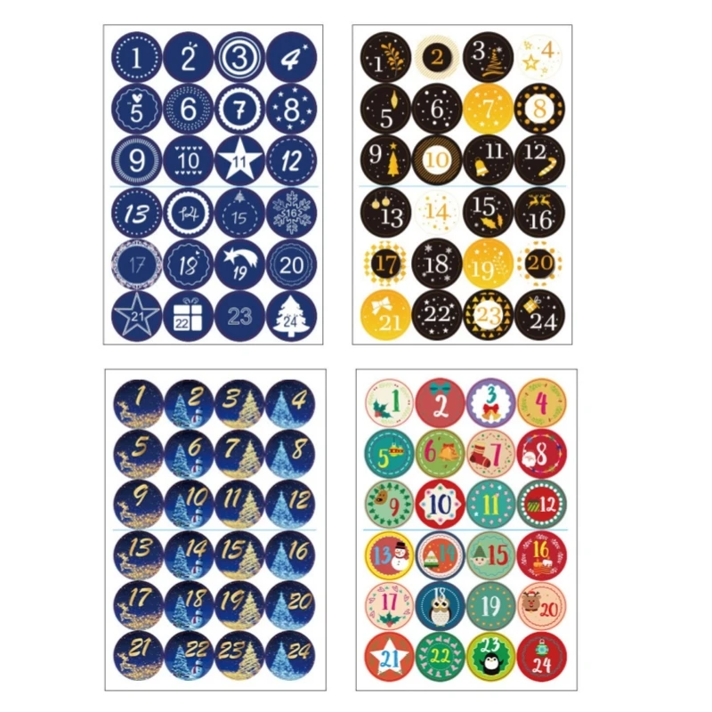 

10 листов декоративных наклеек, Рождество, Мультяшные этикетки для детей, подарок, клейкая бирка, водонепроницаемая