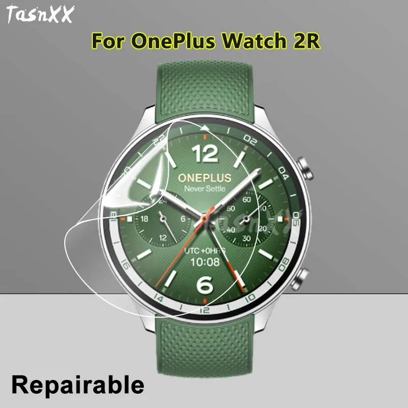 Ультрапрозрачная фотопленка для OnePlus Watch 2R мягкая пленка из ТПУ с защитой от