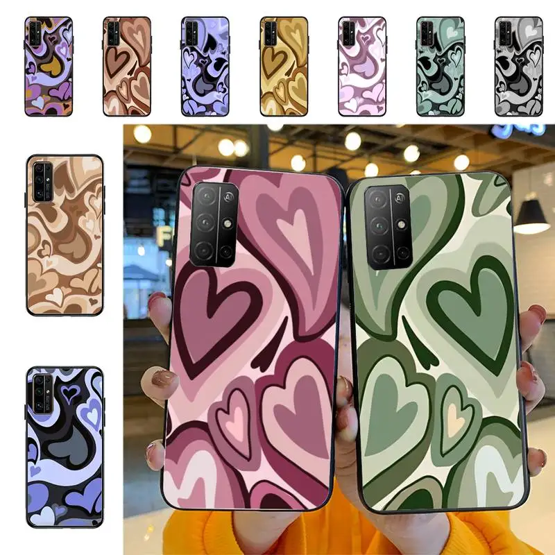 

Love Heart Phone Case for Huawei Honor 10 i 8X C 5A 20 9 10 30 lite pro Voew 10 20 V30