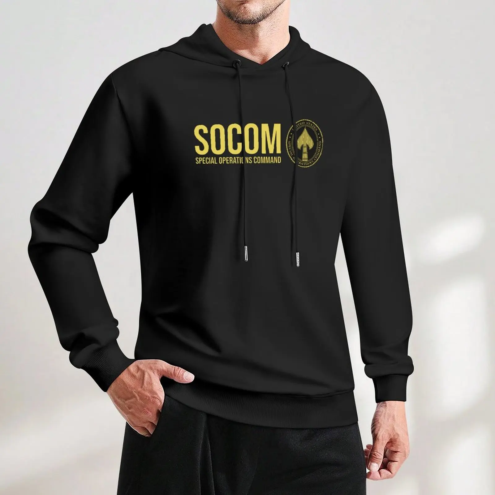 UNITED STATES SPECIAL OPERATOINS COMMAND SOCOM Пуловер с капюшоном мужская одежда толстовка осенняя