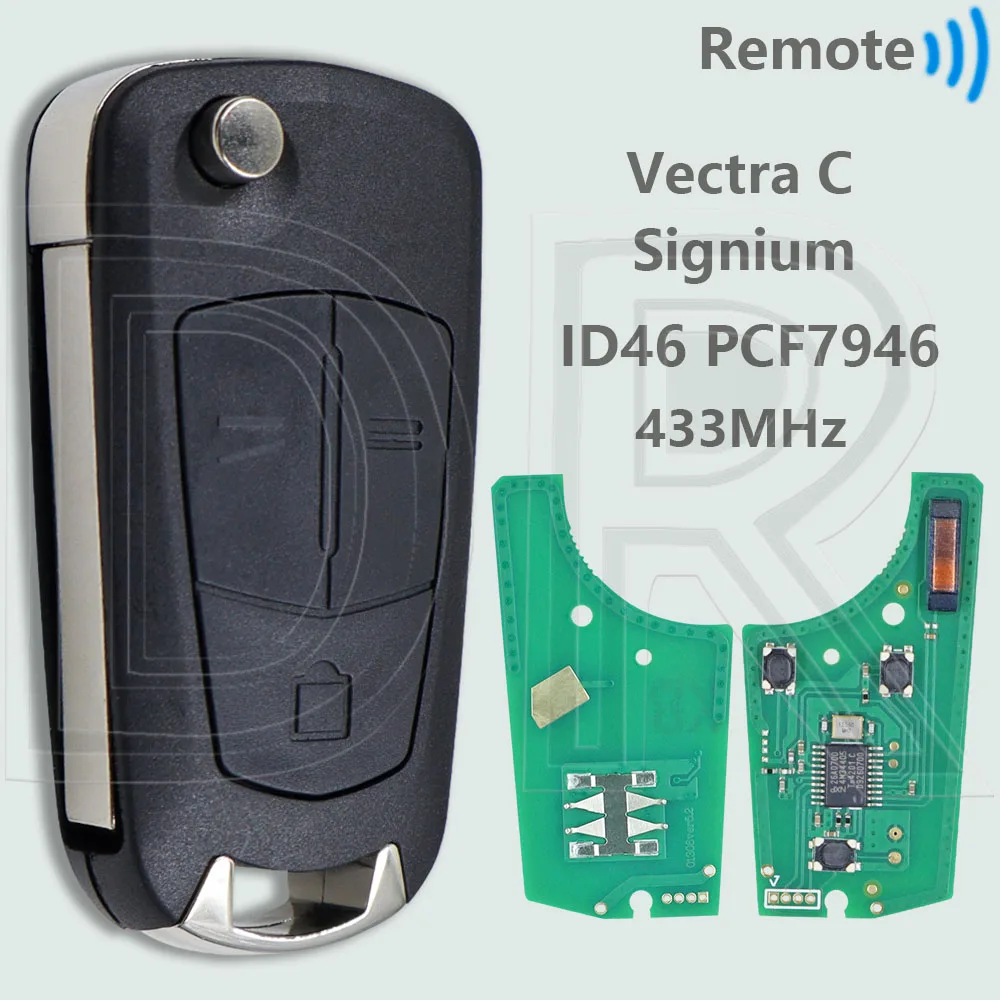 

DR ID46 PCF7941 433 МГц HU100 откидной автомобильный дистанционный ключ для Opel Vauxhall Corsa D G4 Astra H Zafira B Holden Vectra C Meriva D Zafira B