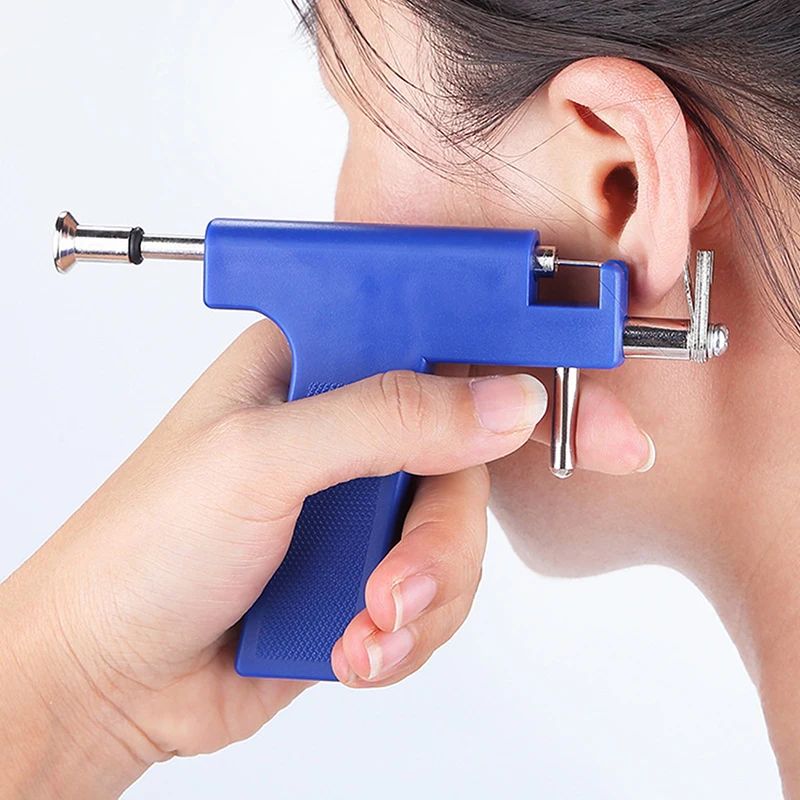 

Professional Body Piercing Gun Tool Marker Pen 98Pcs Ear Studs Ear Nose Navel Body Piercing Unit Tool Kit Safety Pierce Tool