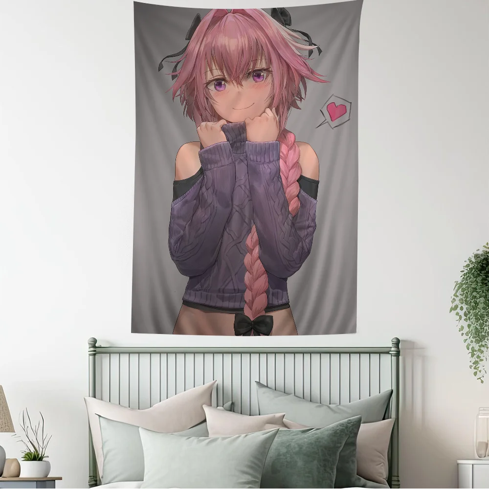 Аниме милый Fate Apocrypha Astolfo подвесной богемный гобелен Таро хиппи настенные коврики