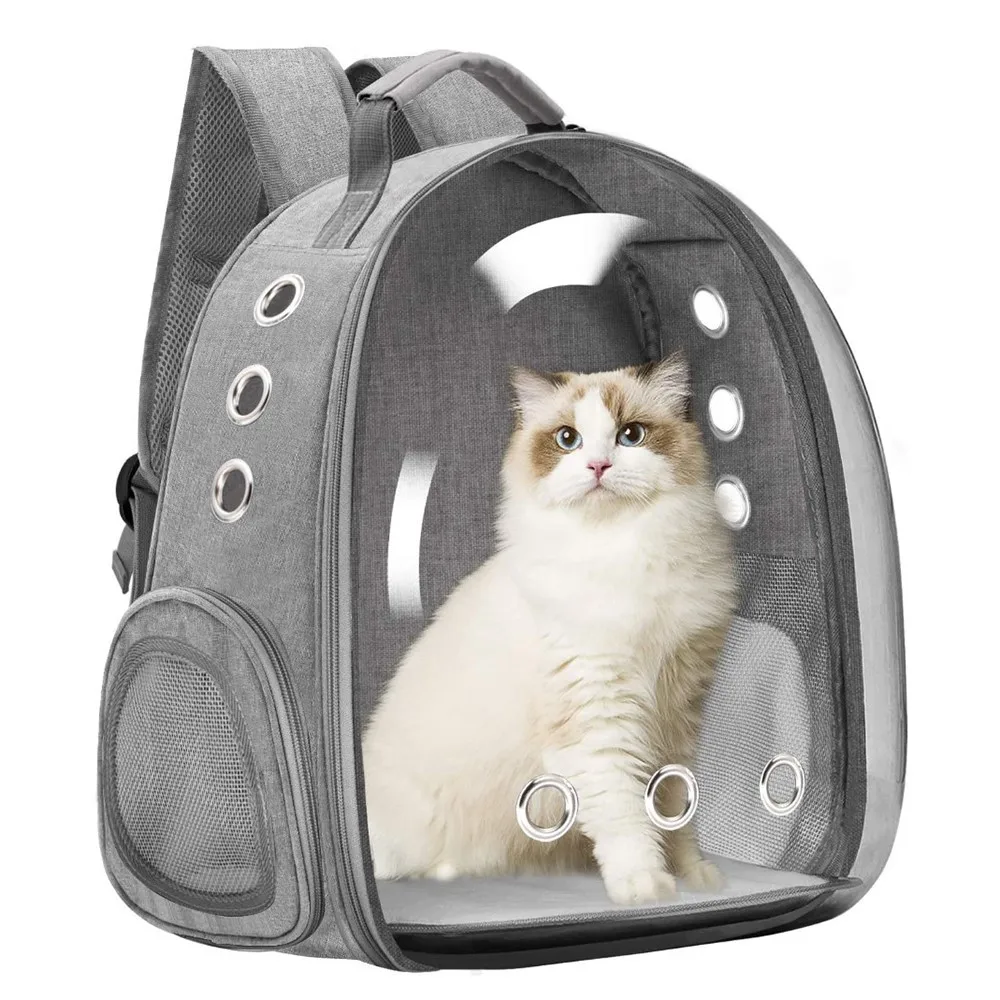 

Cat Carrier Bags Breathable Pet Carriers Small Dog Cat Backpack Travel Space Capsule Cage Pet Transport Bag Carrying For Cats