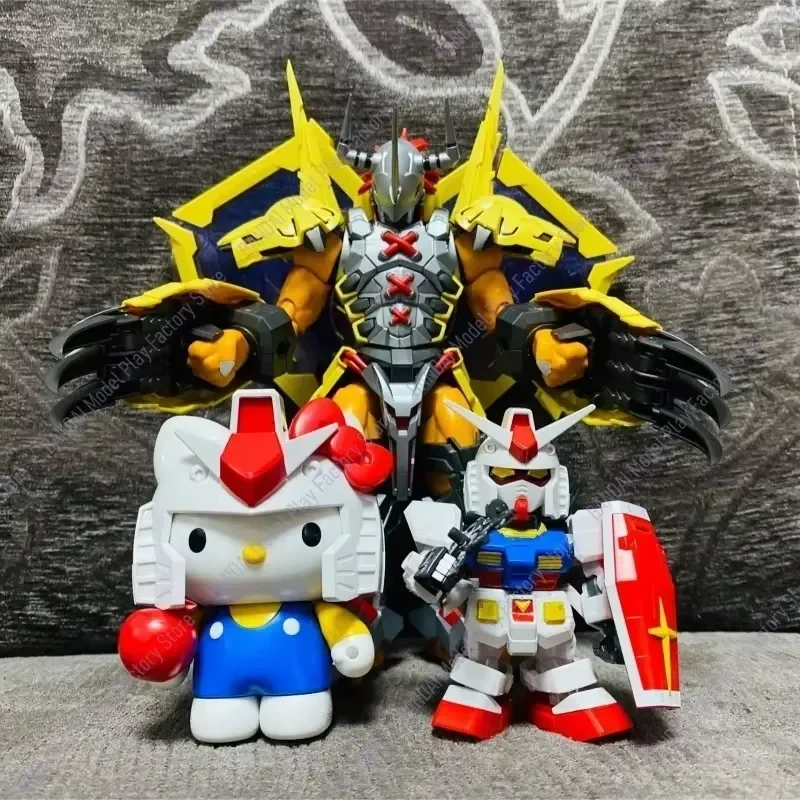 Фото Сборная модель Bandai Digital Monster Wargreymon, 20 см, фигурка, коллекционная игрушка, подарок. №5
