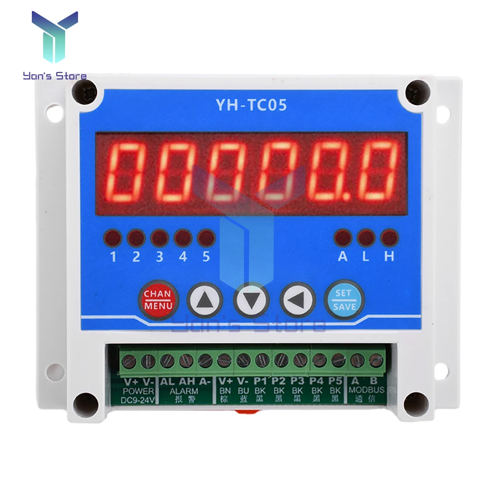 

YH-TC05 цифровой 5-полосный тахометр, высокая точность, цифровой дисплей, измеритель скорости двигателя с датчиком холла, детектор скорости двигателя