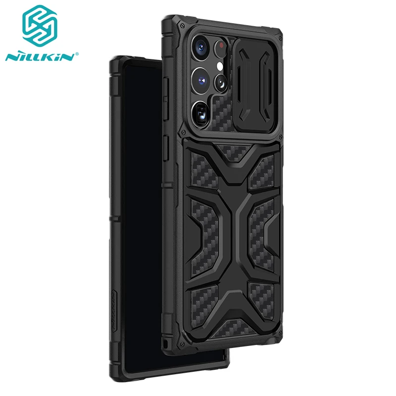 

Для Samsung S22 Ultra Чехол NILLKIN Adventurer Slide Camera Back Защитная крышка для Samsung Galaxy S22 Ultra 5G Чехол