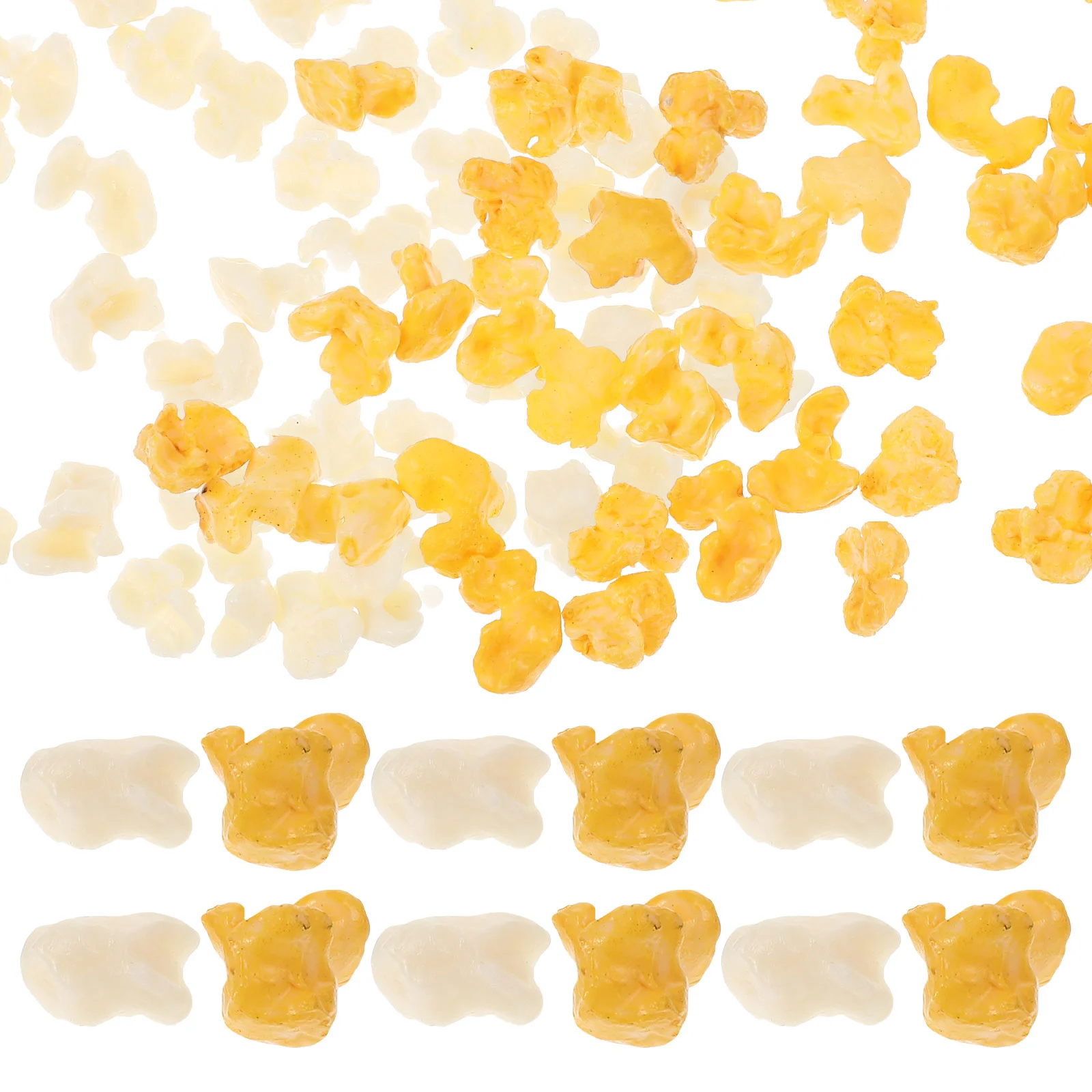 

Popcorn Charm Decor Artificial Mini Resin Jewelry Prop Kid Craft Diy Charms Earrings Crafts Bracelet Fake Figurine Props