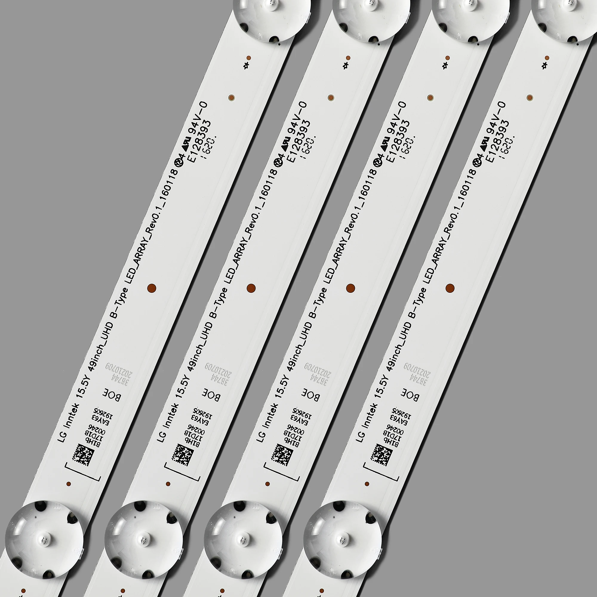 8 PCS/set LED backlight strip for LIG innotek 15.5Y 49inch 49UH61_UHD_A B 49UH603V 49UH610V 49UH601V 49UH620V EAY63192605