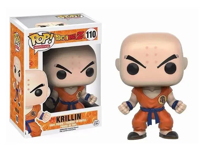 FUNKO POP Аниме Dragon Ball Z БАГАЖКИ # 107ГОДА 109 KRILLIN ГЛАВНЫЙ БУУЛ 110° 111 коллекция игрушек