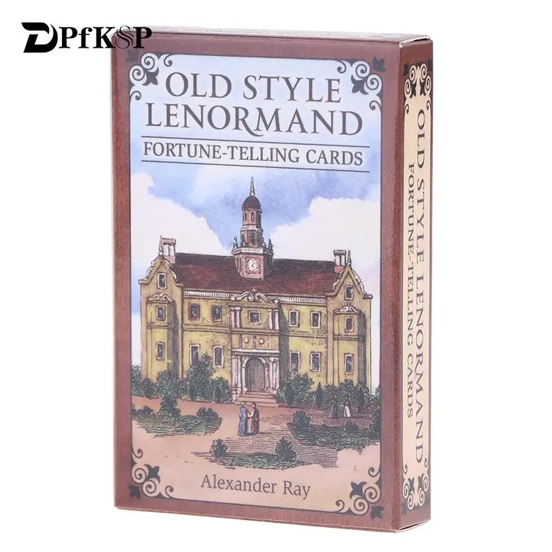 

Old Style Lenormand Oracle Deck Tarot Card Game With 38 Cards English Illustrated Pdf Booklet Girls Desktop Paper Card Toys