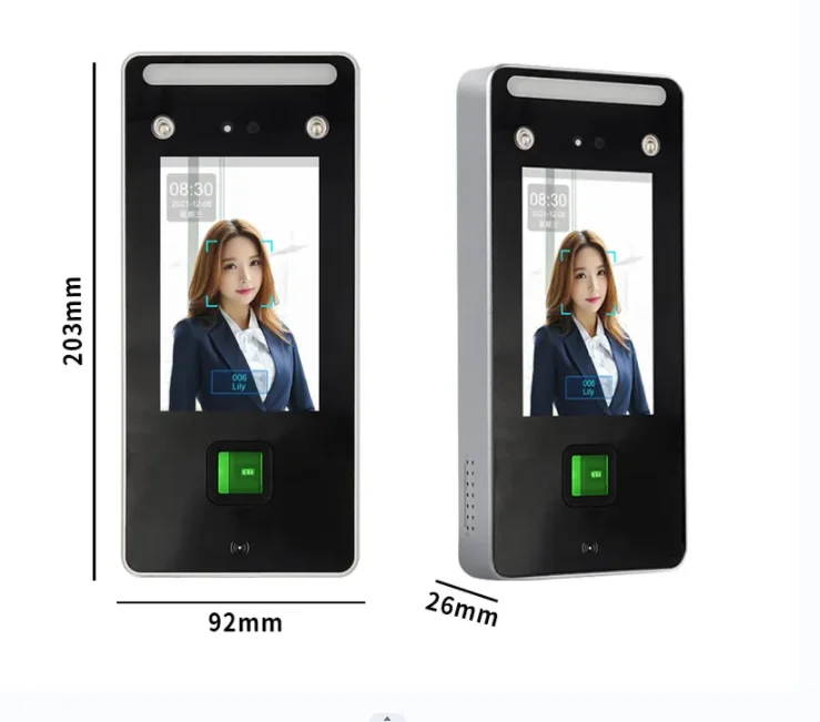 

Dynamic Face Recognition Access Control System TCP/IP Facial 125Khz RFID Card HD Camera Face Recognition Attendance Machine