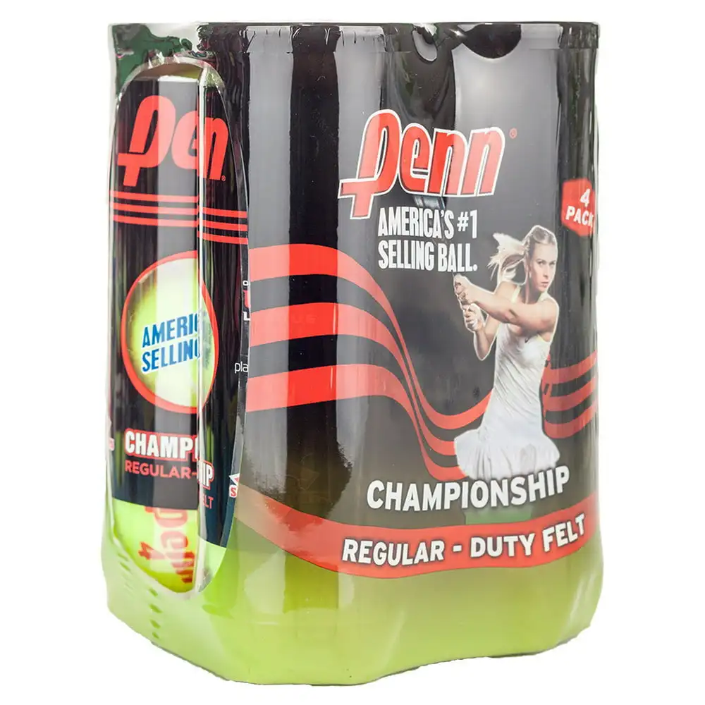 

Championship Regular Duty Tennis Balls - 4 Pack (Shrink wrapped)