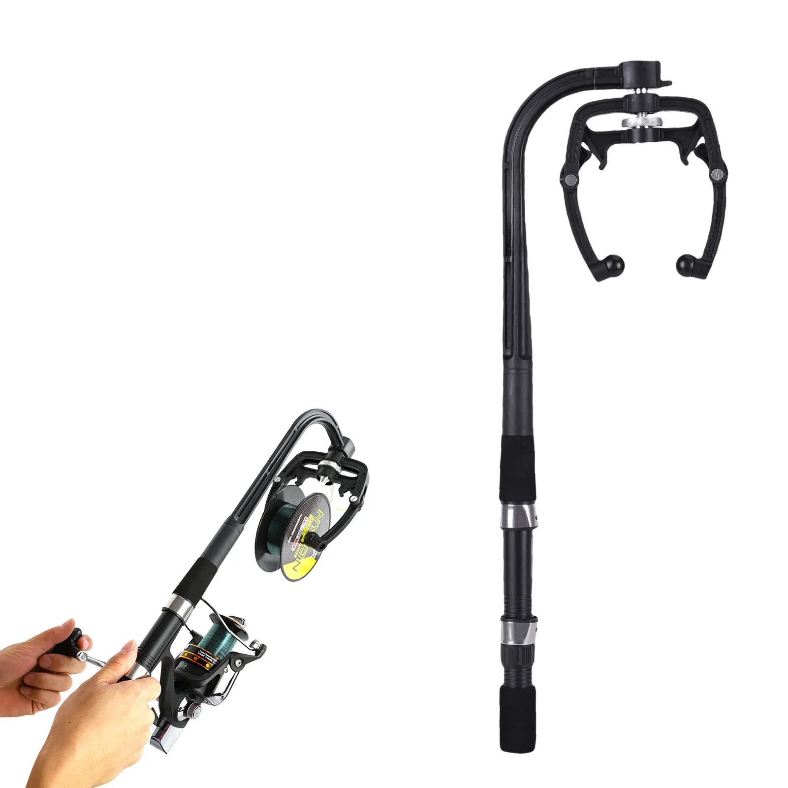 

Fishing Line Winder Fishing Line Spooler System Fishing Tackle Works With Spinning Reel Low Profile Reel Round Bait Reel