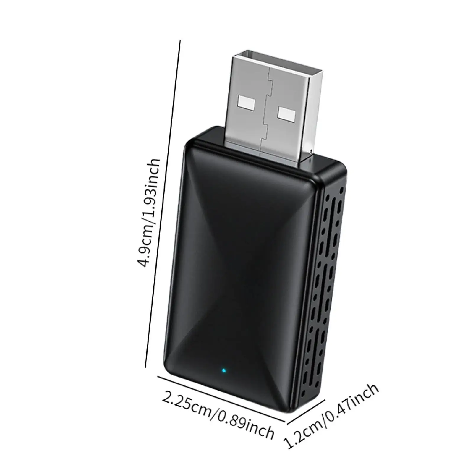 Беспроводной адаптер Carplay Профессиональный для автомобилей Черный Компактный